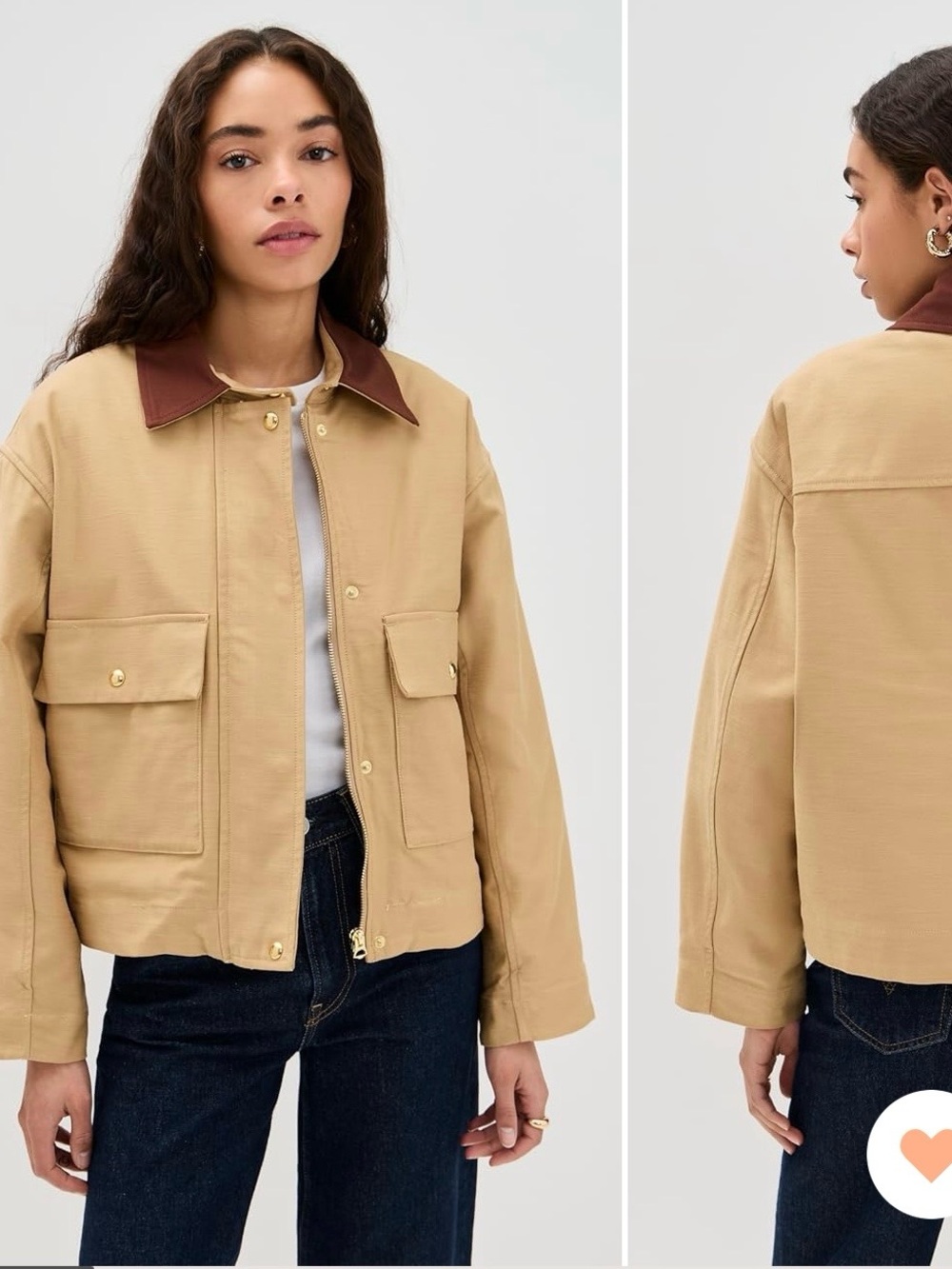 Rag & Bone Nonie 2-in-1 Cotton Twill Jacket